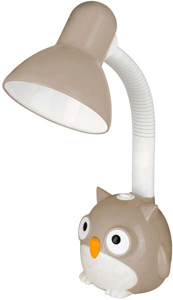Настольная лампа Camelion KD-380 C09 Сова серый 40Вт, E27