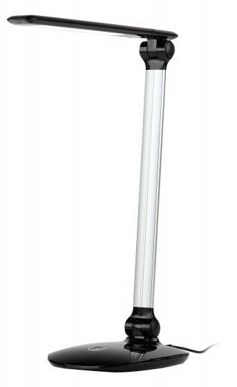 Настольная лампа Эра NLED-456-10W-BK-S черный с серебром 