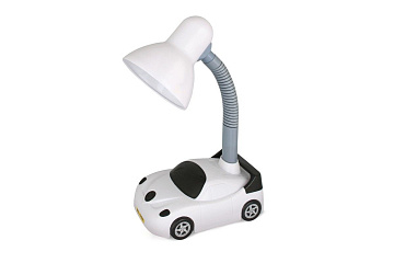 Настольная лампа Camelion KD-383 C01 Машинка белый 40Вт, E27