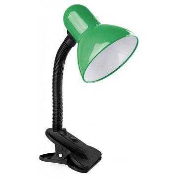 Настольная лампа Camelion KD-320 C05 зеленый прищепка 60Вт, E27
