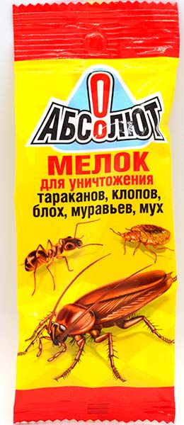 Дустер  Абсолют АДП70 муравьи, тараканы, блохи, клопы 70гр.