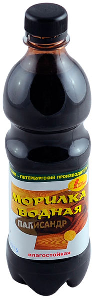 Морилка водная влагостойкая Палисандр 0,5л Новбытхим