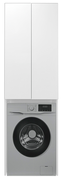 Пенал Loranto Стиль 60 652х2000х400 над стиральной машиной, белый (CS00082331)
