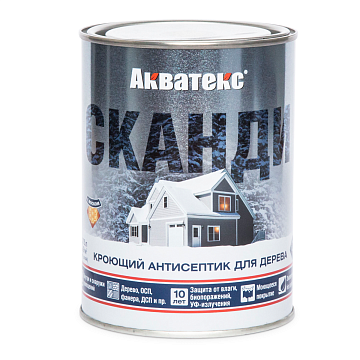 Защита декор для дерева Акватекс Сканди  0,75л,  ФЬОРД  (90167) (6шт)