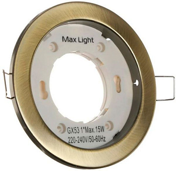 Светильник МаксЛайт CAST GX53 BRONZE алюминиевое литье, бронза