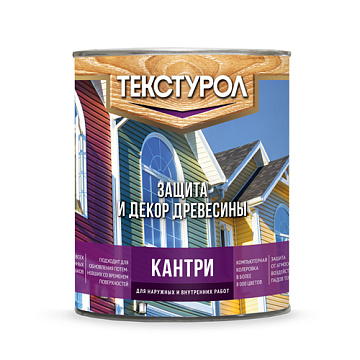 Текстурол Кантри база А Белый 0,9л Л-с