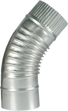 Колено Д100 45 градусов Цинк