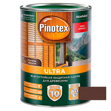 Пинотекс ультра махагон (кр. дерево) 1л Pinotex