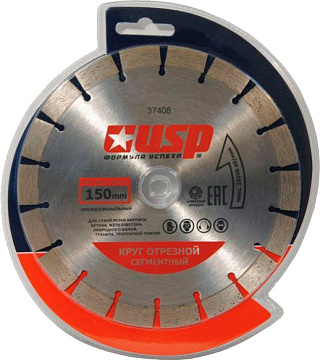 Круг алмазный сегме. проф. 115х1,8х10х22 мм USP 37406