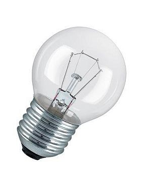 Лампа накаливания 60Вт Е27 шарик прозрачная 