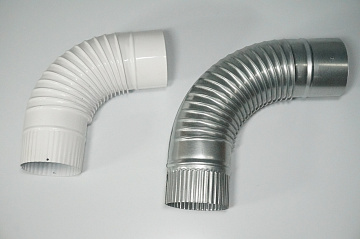 Колено Д100 90 градусов Цинк