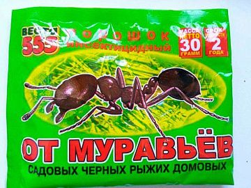 Дуст Веста 555 от муравьев 30гр /120шт/
