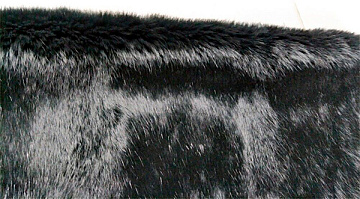 Ковер 1.6*2.3 Rabbit fur/ Black 