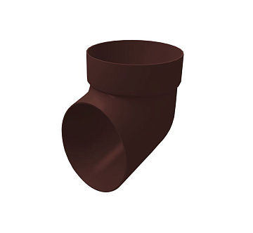 Колено сливное Коричневое ПВХ GL
