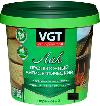 Лак антисептический Венге 0,9кг ВГТ