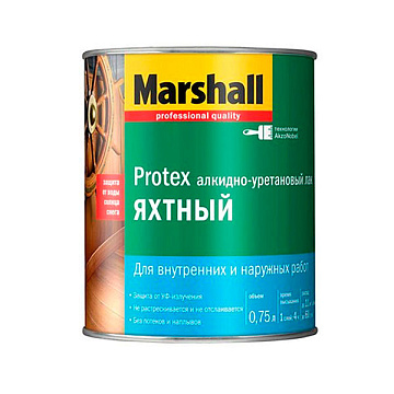 Лак яхтный глянц. 0,75л Маршал