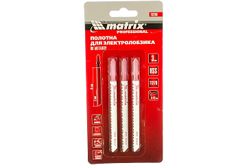 Пилки д/лобзика MATRIX T127D 75*3,0 мм 78208