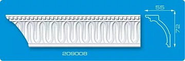 Плинтус потолочный 209008 Формат 2м (40)