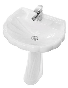 юРаковина с пьедесталом SANITA РОМАШКА 55