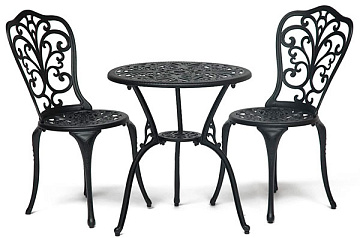 Комплект Romance стол +2 стула черный