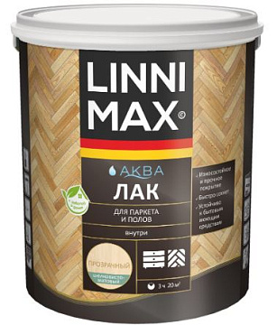 Alpina Аква Лак LINNMAX для паркета и полов акриловый шелковисто-матовый 0,9л