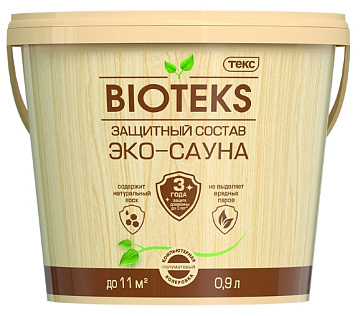 Лак Эко-Сауна Биотекс ПРОФИ п/мат (0,9л)