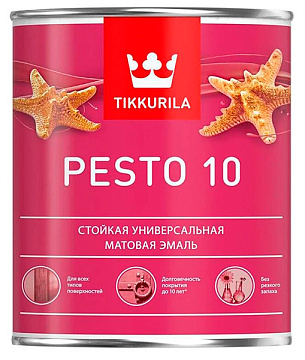 PESTO-10  матовая краска 0,9л TIKKURILA База С