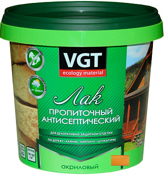 Лак антисептический Ореховое дерево 0,9кг ВГТ