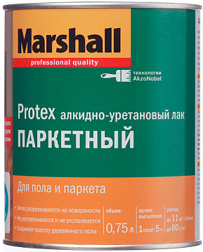 Лак паркетный глянец 2,5л Маршал
