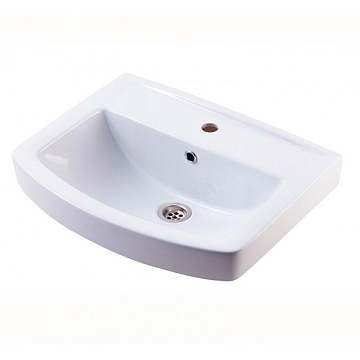 Умывальник ROSA ОКА (ДОМИНО) с отверстием БЕЛЫЙ
