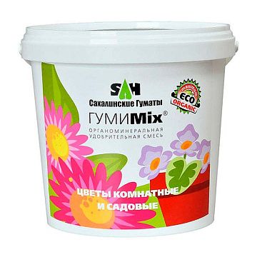 Удобрение Сахалинский Гуми mix д/цветов 0,9кг.ганулы