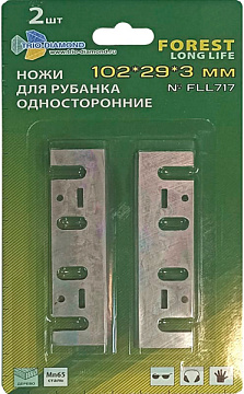 Ножи для электрорубанка двусторонние (2шт) 102x29x3мм Trio Diamond FLL717