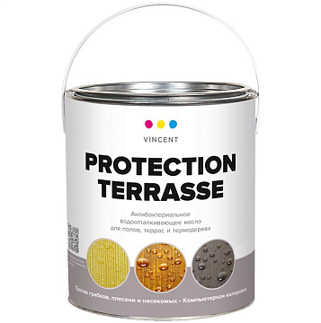 Protection Terrasse Vincent 2,25л Деревозащитное льняное масло