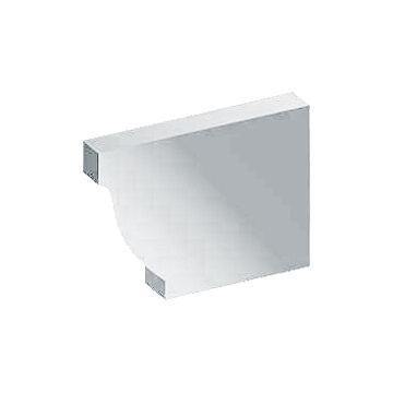 Заглушка желоба левая (ПЭ-01-9003-0,5) белая