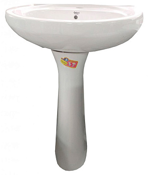 Раковина с пьедесталом ORIENT "RIPOSE" 58*44