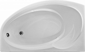 Ванна акриловая BAS ФЭНТАЗИ 150*90 (ЛЕВ) с панелью, каркасом, слив перелив-сифон