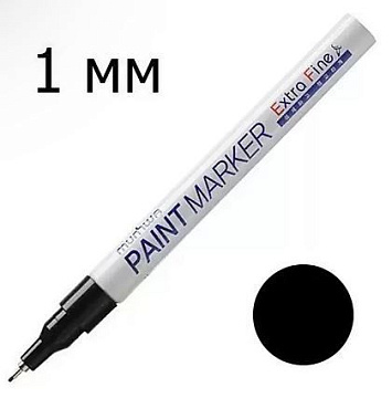 Маркер-краска 1мм черный Munhwa EFPM-01