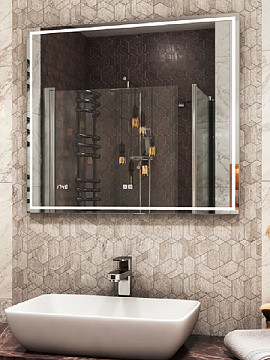 Зеркало для ванной с LED подсветкой VIGO MARTA LUXE 800 Зеркало 