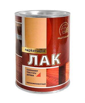 Лак паркетный матовый 0,9л алкидно-уретановый Радуга Малер