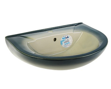 Умывальник ROSA ЭЛЕГАНС с отверстием зеленый