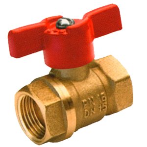 Кран шаровый газовый (БОЛОГОЕ) d20 в/в рычаг