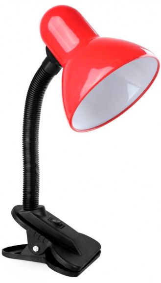 Настольная лампа Camelion KD-320 C04 красная прищепка 60Вт, E27