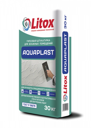 Штукатурка Литокс Aquaplast 30кг (50) для влажных помещений