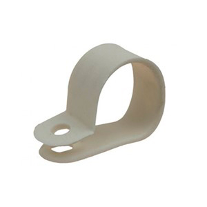 Серьга для кабеля D5 белая (уп1000шт)