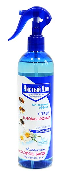Дихлофос Чистый Дом 400мл от клопов с курком 02-628