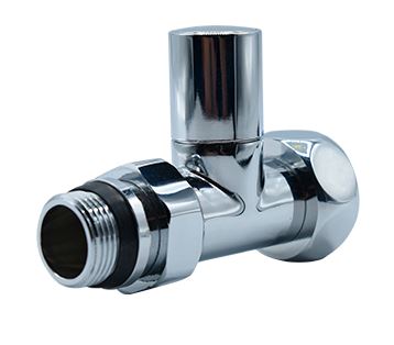 Вентиль для полотенцесушителя "Thermofix" (прямой, маховик-круг) (1/0"Х1/2" г/ш)