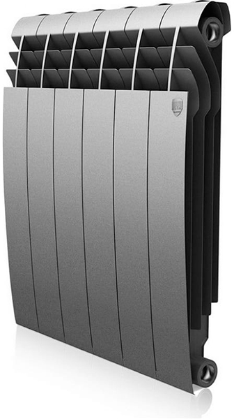 Радиатор биметаллический Royal Thermo "Biliner"  500/80/10 Silver (Серый)
