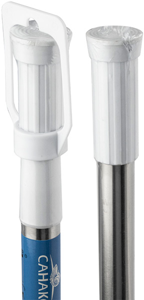 Карниз для ванны 140*260см без колец из нержавеющей стали ХРОМ (10025)