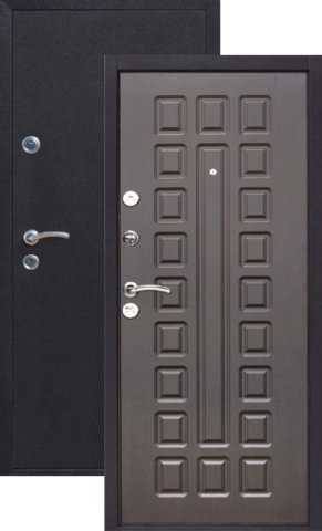 Дверь входная металлическая Йошкар Венге 860*2050мм, левая