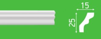 Плинтус потолочный Lifeplex LP-S1/200